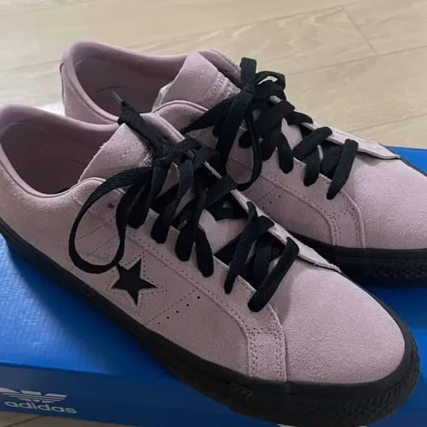 컨버스 원스타 프로 클래식 스웨이드 팬텀 바이올렛 260