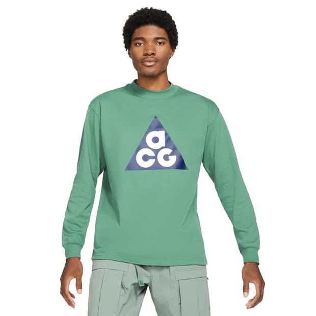 [XL:US]나이키 ACG 롱슬리브 로고 티셔츠 그린