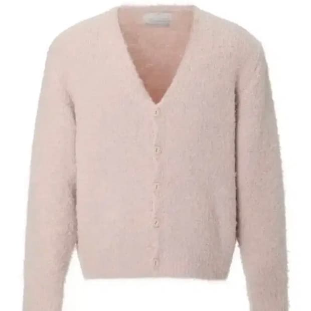 쓰리타임즈 푸들가디건 핑크