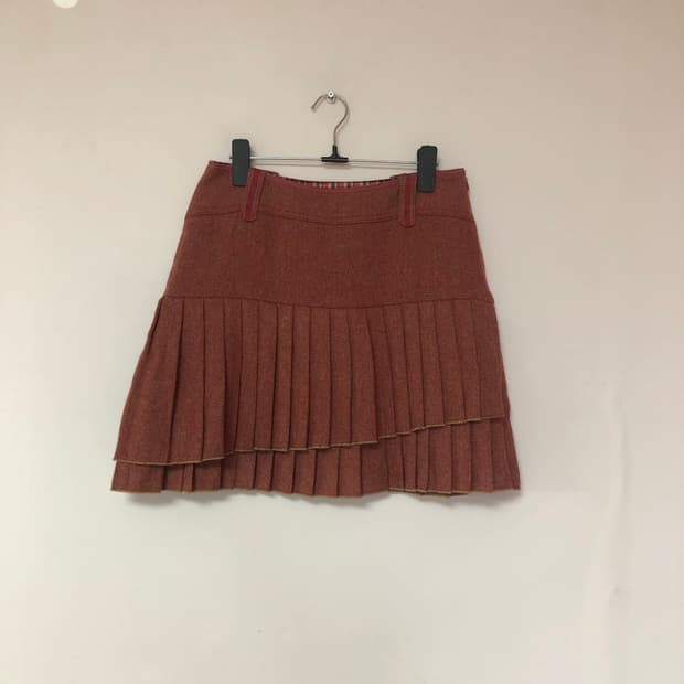 Vintage 💿 jelly pleats skirt 