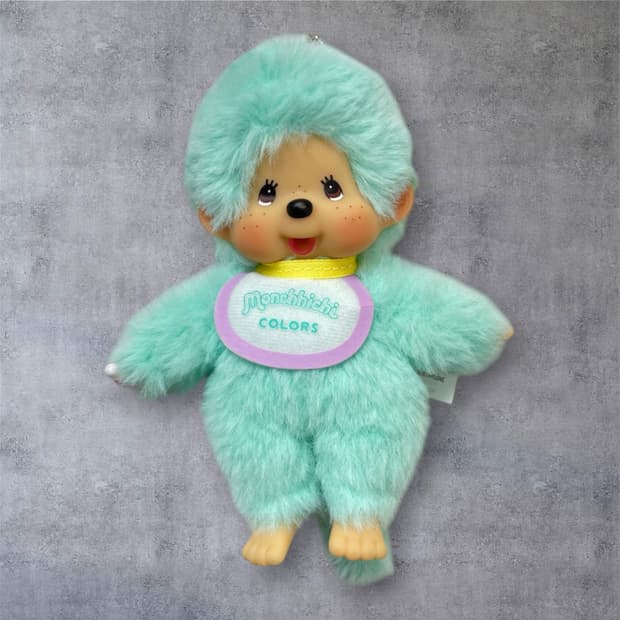Monchhichi COLORS 몬치치 민트 키링