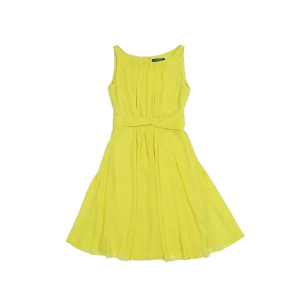 Ralph Lauren Dress yellow chiffon