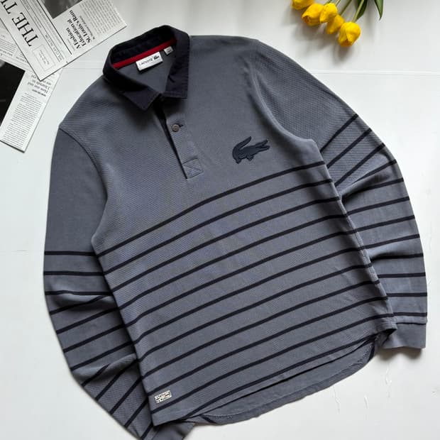 Lacoste 라코스테 스트라이프 럭비티