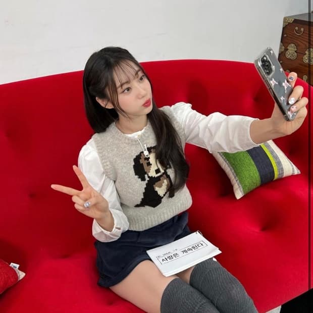 그로브 니트조끼 (상태최상)