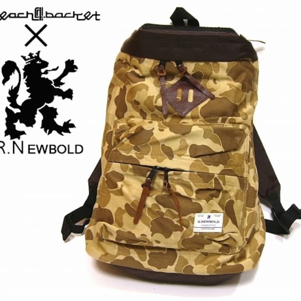 R. NEWBOLD 알뉴볼드 카모 빈티지 백팩 
