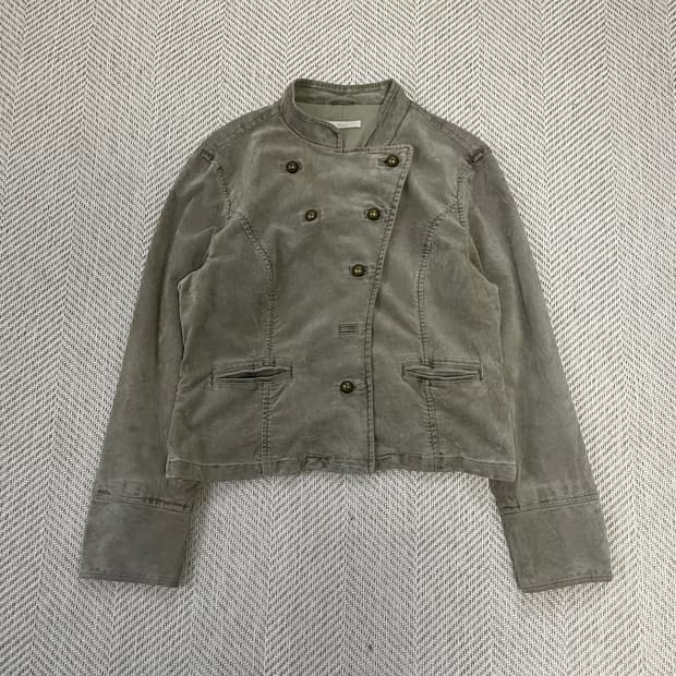 Spencer 밀리터리 더블 버튼 숏 나폴레옹 자켓 goa