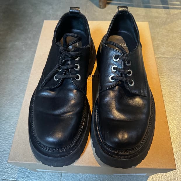 Ami 아미 라운드토 더비 슈즈 41