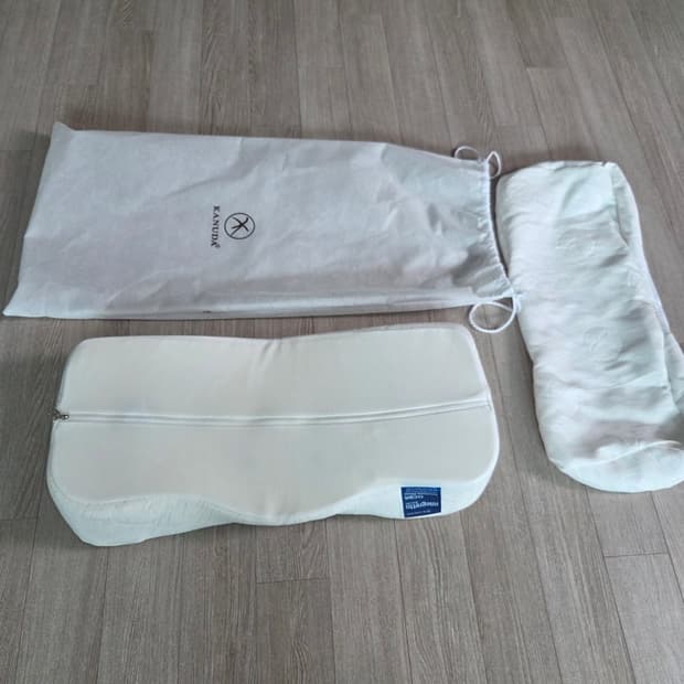 (새상품)가누다 블루 알레그레토 베개 메모리폼 기능성 경추 베개 S