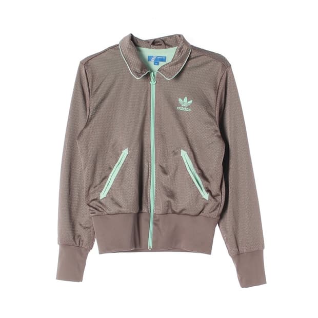 ADIDAS 메쉬 하이넥 트랙탑 집업 100