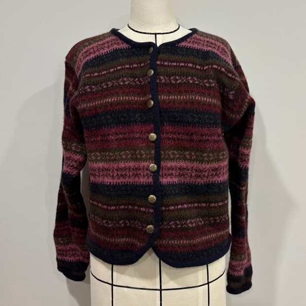 SKYR vintage 울 버튼 자켓