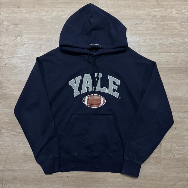예일 자수로고 후드티