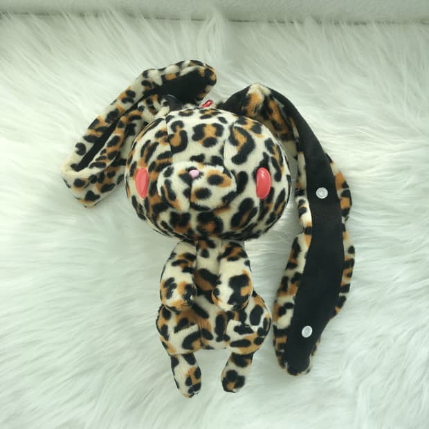 범용토끼 레오파드 파우치키링