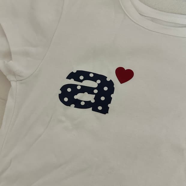 aeae dot small letter tee(white)