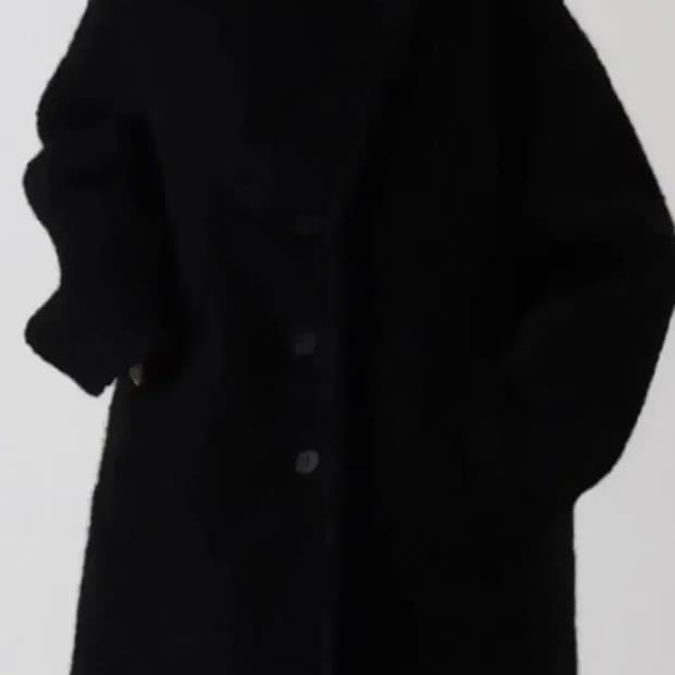 트리밍버드 알파카 피코트 블랙