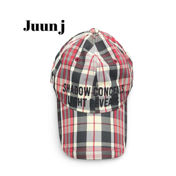 준지 쉐도우체크볼캡