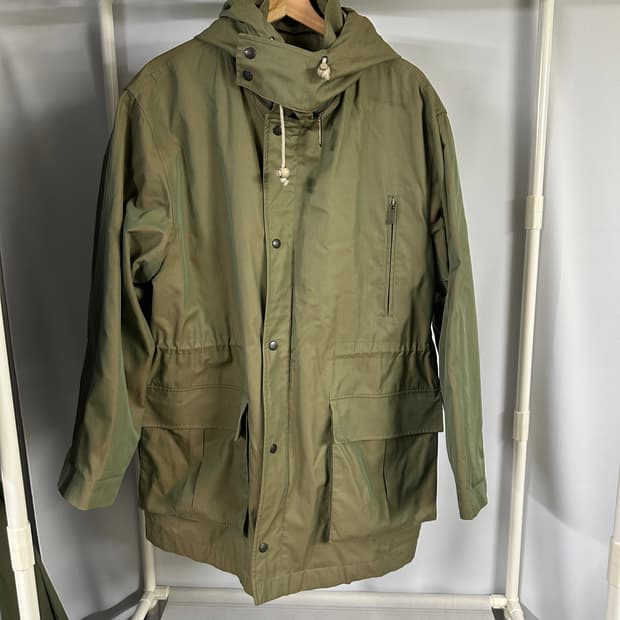 빈티지 버버리 후드/내피 탈착형 야상 점퍼