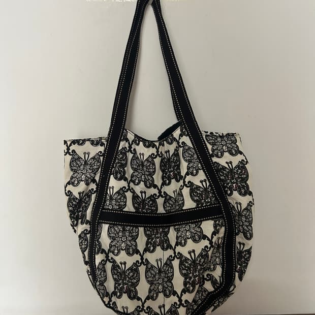 나비 토트백 