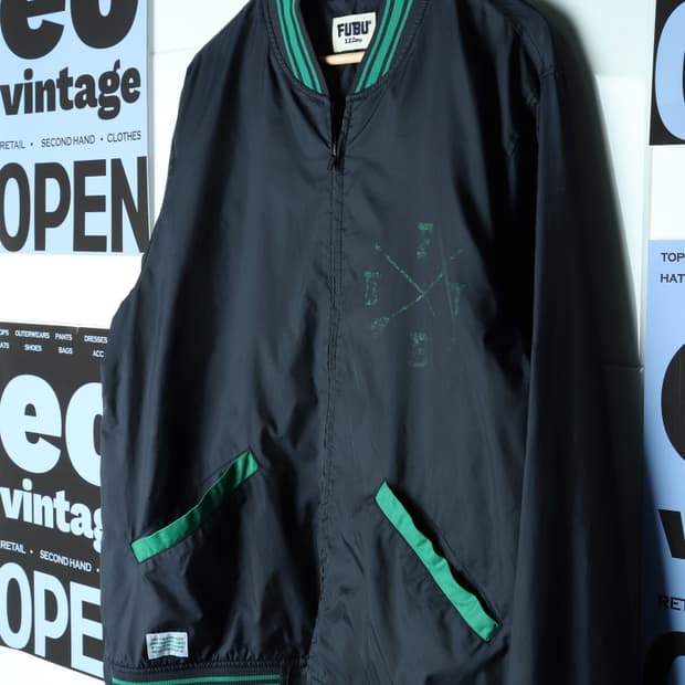 (2XL) 후부 집업 바람막이 점퍼자켓 90s 년대 바시티-7A26