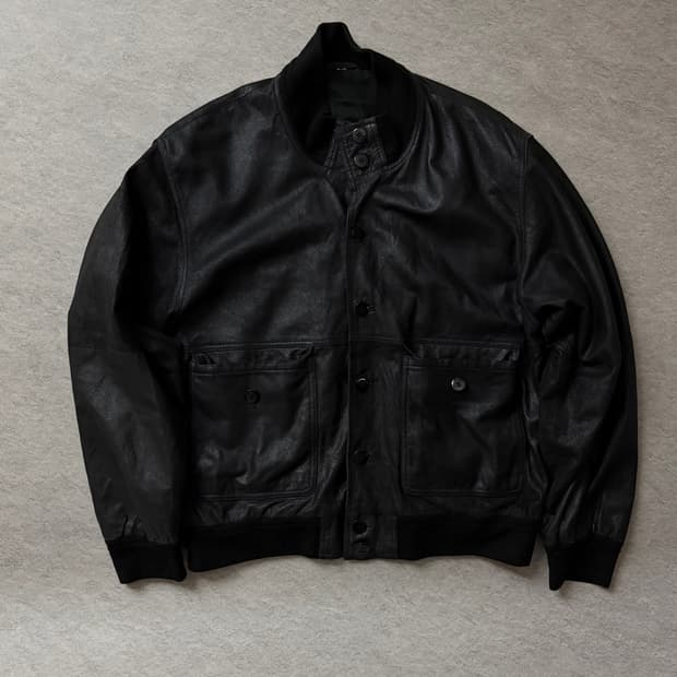 빈티지 램스킨 레더자켓