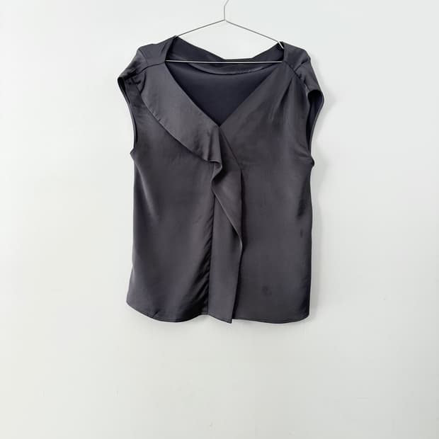 Classic formal silk blouse