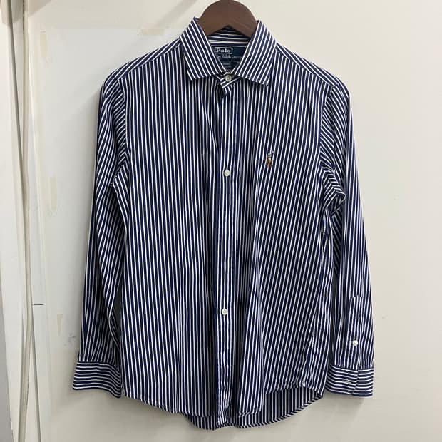 N12 폴로 스트라이프 셔츠