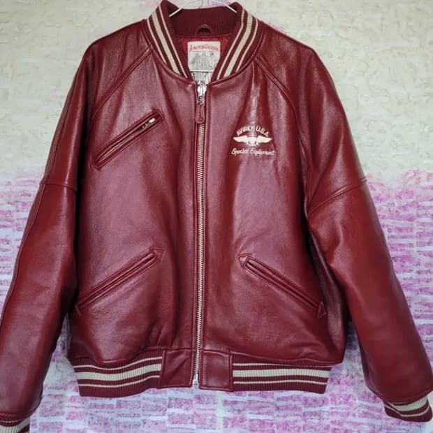 00's 아비렉스 가죽 자켓 M Avirex Leather jacket 
