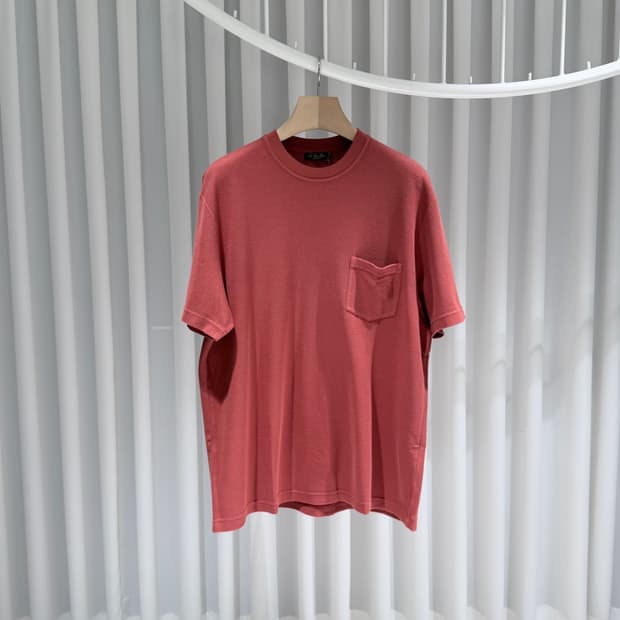 (S-/XL) / 로로피아나 폴로 카라넥 코튼 반팔 티셔츠
