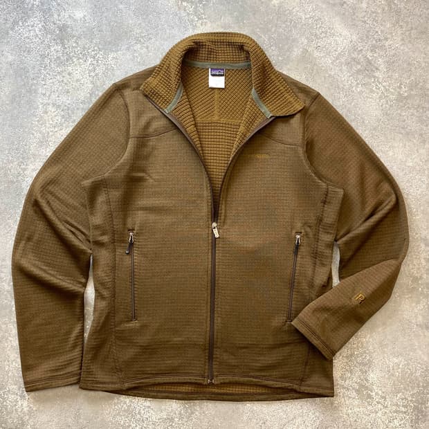 [M] Patagonia 파타고니아 R1 브라운 풀집업 자켓