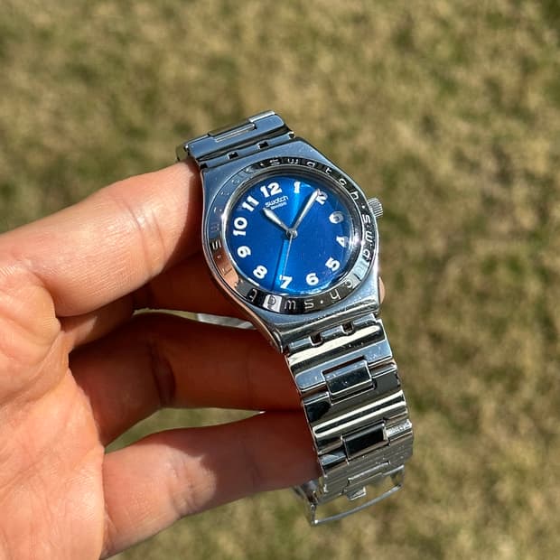 스와치 아이러니 빈티지 워치