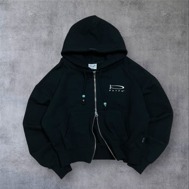 피지컬 디파트먼트 스몰 로소 투웨이 크롭 후드 집업