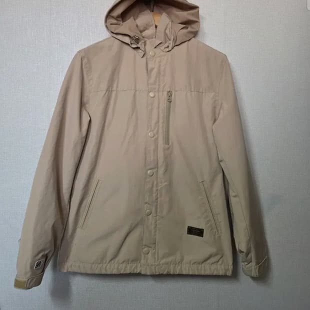 후아유 베이지색 후드 바람막이 자켓 사이즈 100