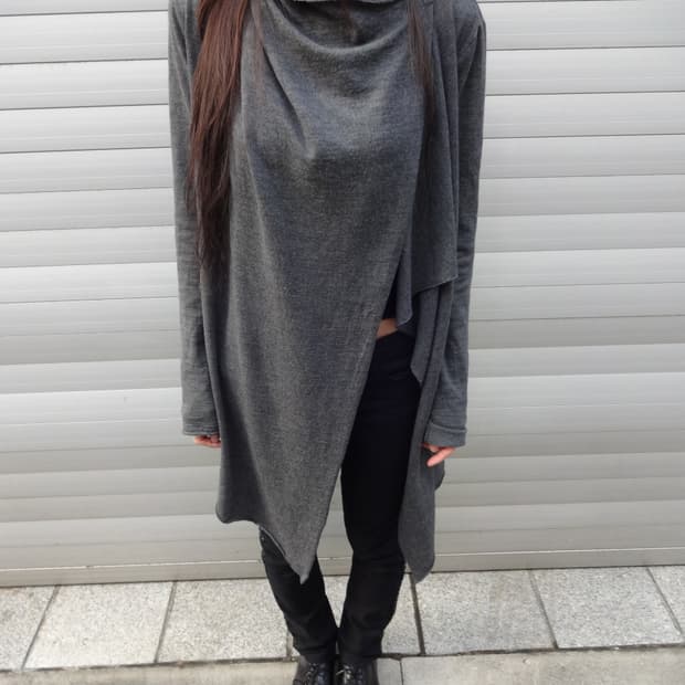 Helmut Lang drape cardigan