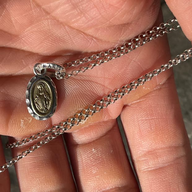 빈티지 마리아 목걸이