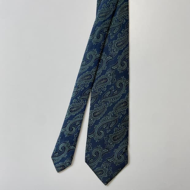 입생로랑(YSL) 명품 정품 페이즐리 넥타이