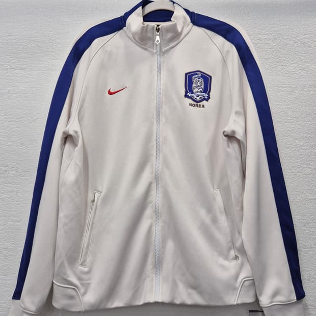 나이키 대한민국  국가대표팀 화이트 자켓 /110(정품)