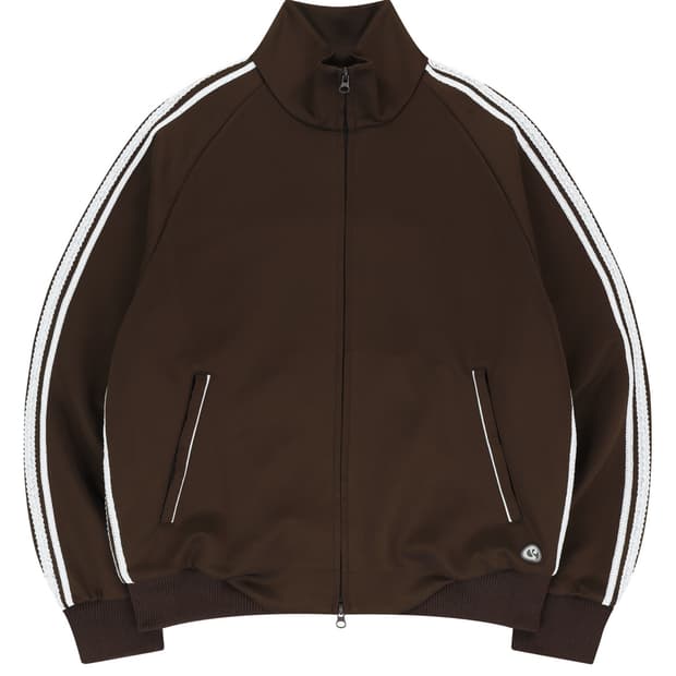 코이세이오 레이스 트랙 자켓 브라운 2사이즈