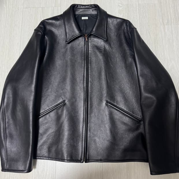 3) 26ss a.presse leather sports jacket