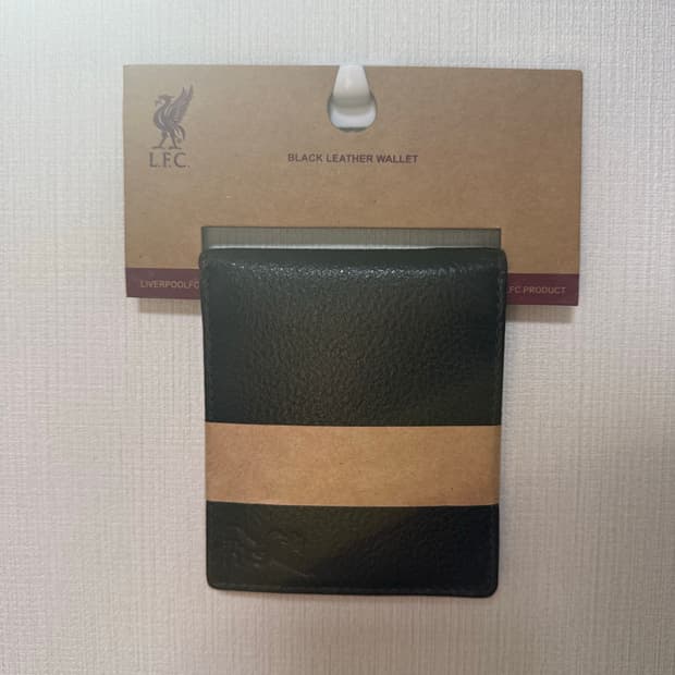 리버풀 블랙 가죽지갑