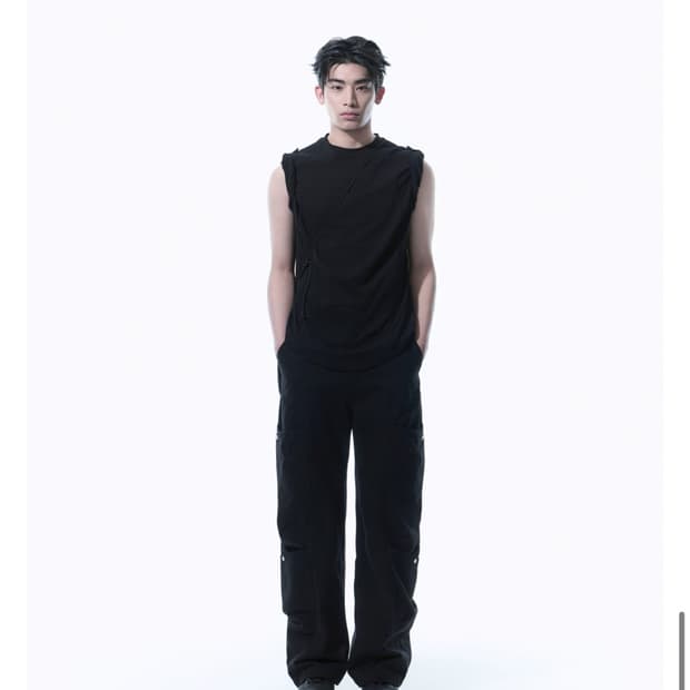 산산기어 ROLLABLE T-SHIRT BLACK