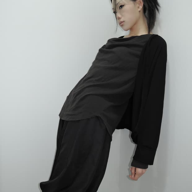 Open Short Cardigan