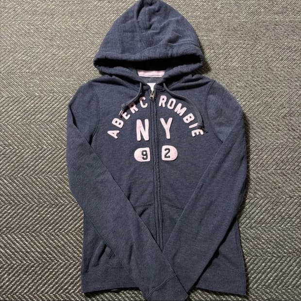 아베크롬비 네이비 NY 후드집업(S)