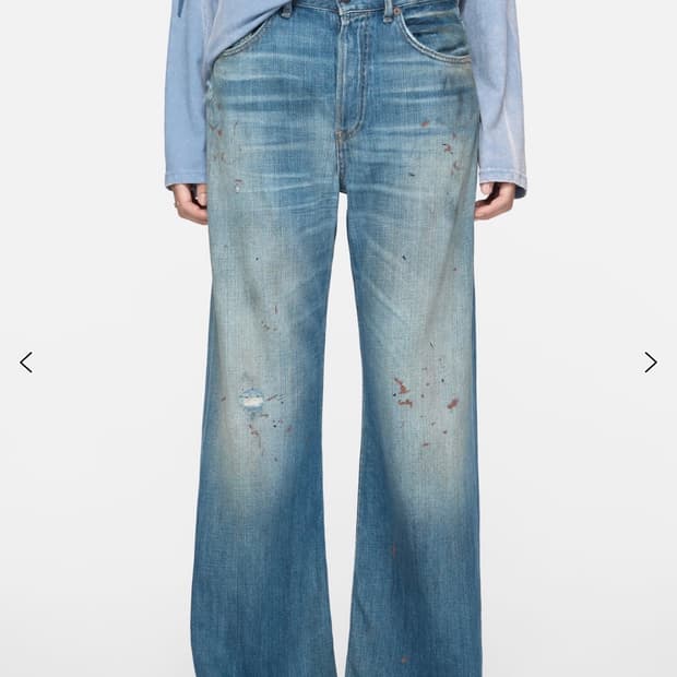 아크네스튜디오 데님 2021F mid blue