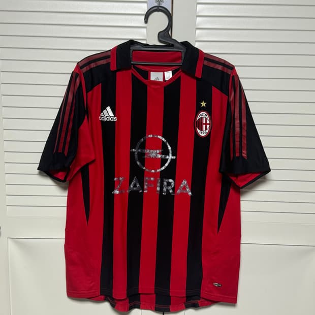 05-06 AC밀란 홈 이디다스 유니폼 반팔 노마킹
