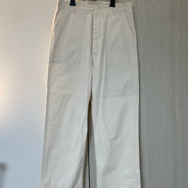 [2] 오어슬로우 orlsow 퍼티그팬츠 에크루