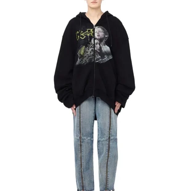 [M] 베트멍 타이타닉 후드집업