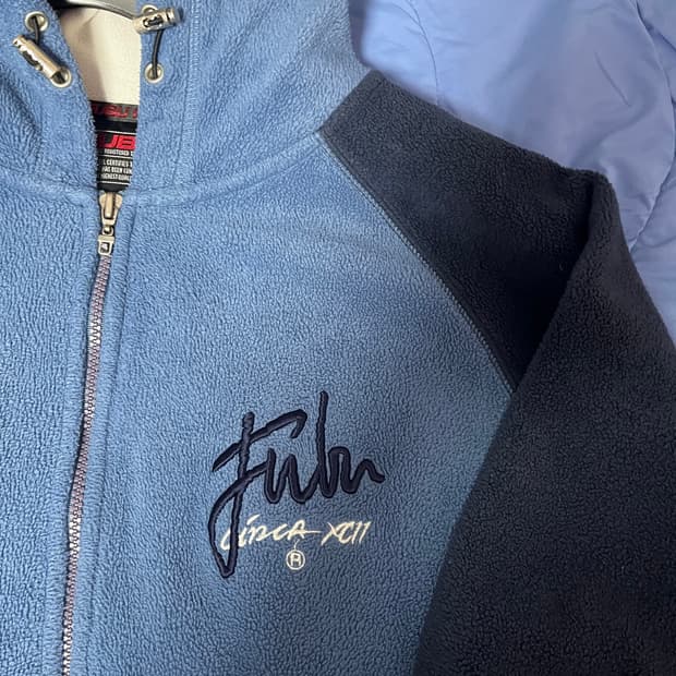 Fubu 후브  링거 후리스 후드집업