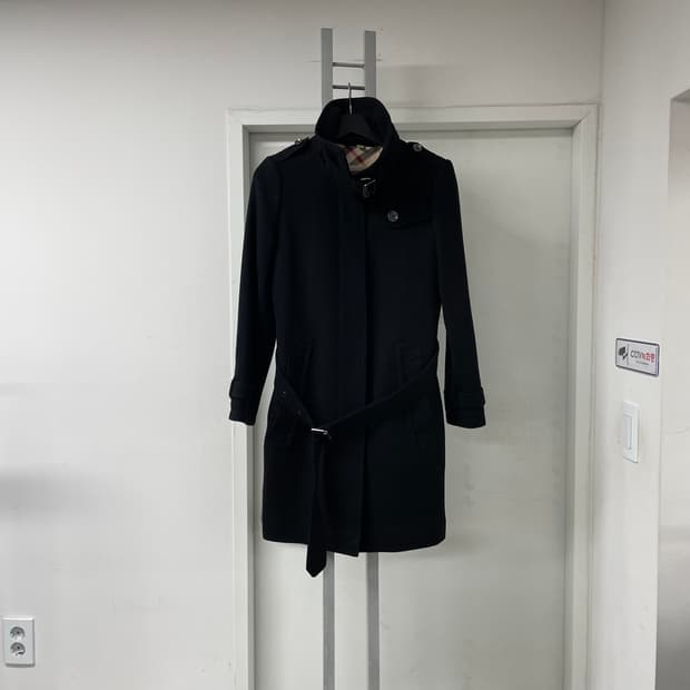 버버리 블랙 코트 6(W)