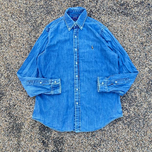폴로 랄프로렌(polo ralph lauren) 샴브레이 데님 셔츠
