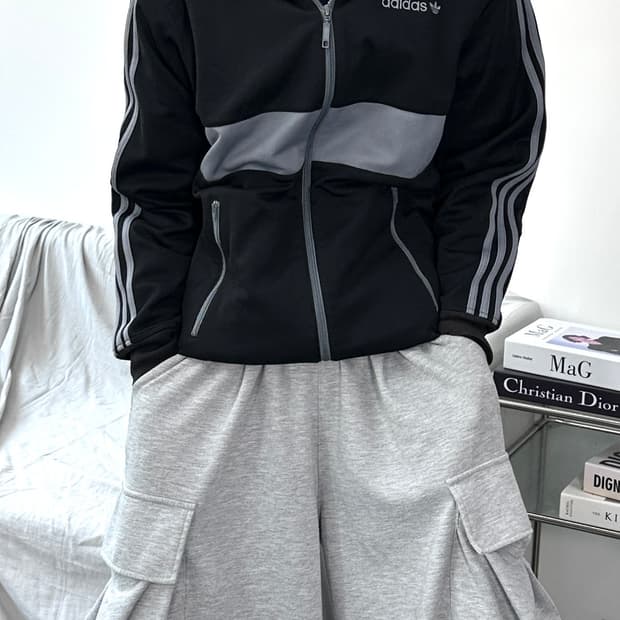 아디다스 00s 브라운 베켄바우어 트랙탑 져지 M