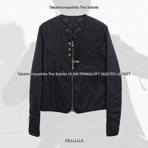 [46]타카히로미야시타 더 솔로이스트 16AW 명작 프리마로프트 퀼팅자켓